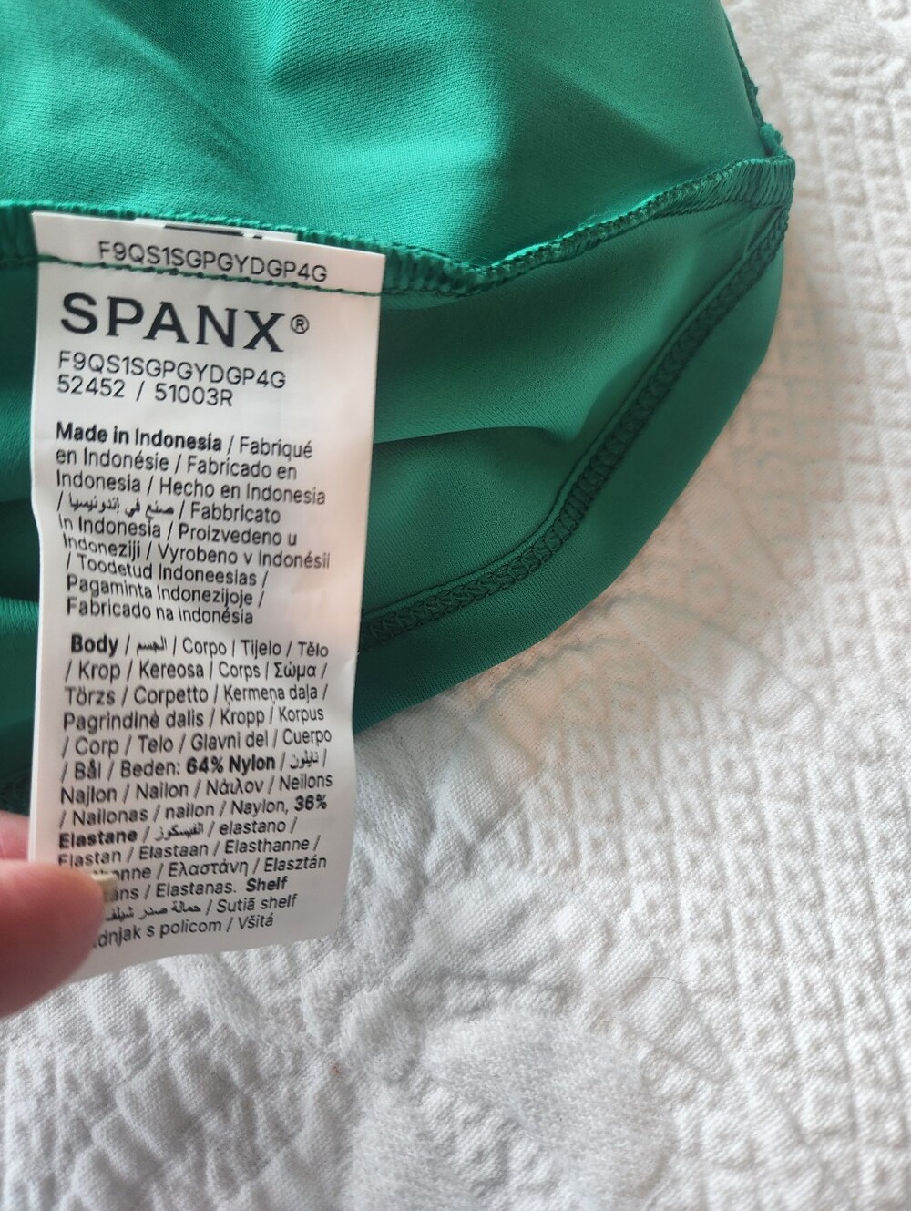 SPANX Green Racerback Tank - Picture 4 of 7